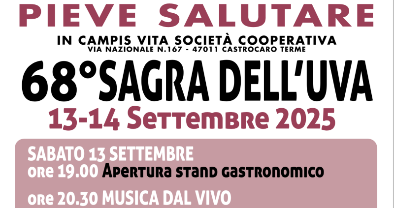 68° Sagra dell'uva